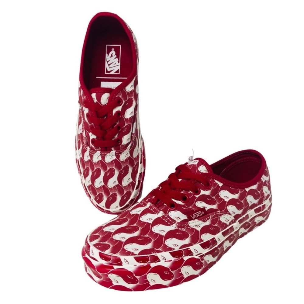 Vans Opening Ceremony Red Leather Snake